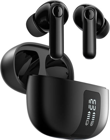 Joyroom Funpods JR-FN3 In-ear Bluetooth Handsfree Ακουστικά με Θήκη Φόρτισης Μαύρα