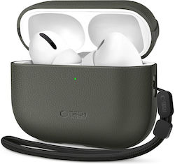 Tech-Protect Naturalfit Hülle Silikon in Grün Farbe für Apple AirPods Pro 3