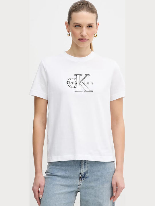 Calvin Klein T-Shirt Λευκό