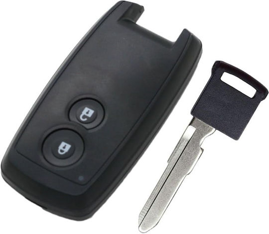 Techstar Flip Typ Autoschlüssel Schutzhülle Kompatibilität Suzuki Swift Sx4 Grand Vitara – 2 Schaltflächen
