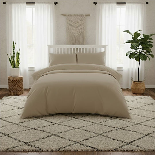 Melinen Cearșaf Super dublu 240x270cm. Lavish Bej