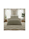 Melinen Lavish Σεντόνι King Size 270x270εκ. Olive/grey