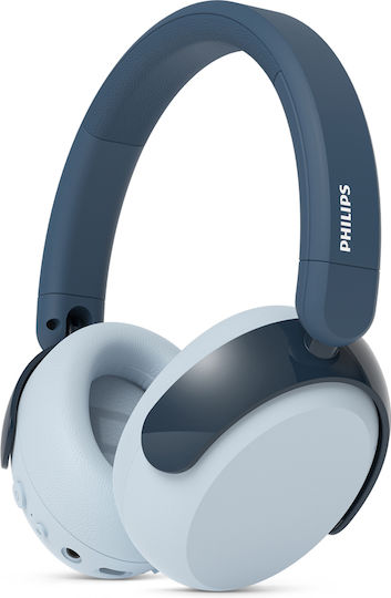 Philips TAK5500RT Kabellos / Kabelgebunden Kinder Über Ohr Kopfhörer und Quick Charge Marineblau