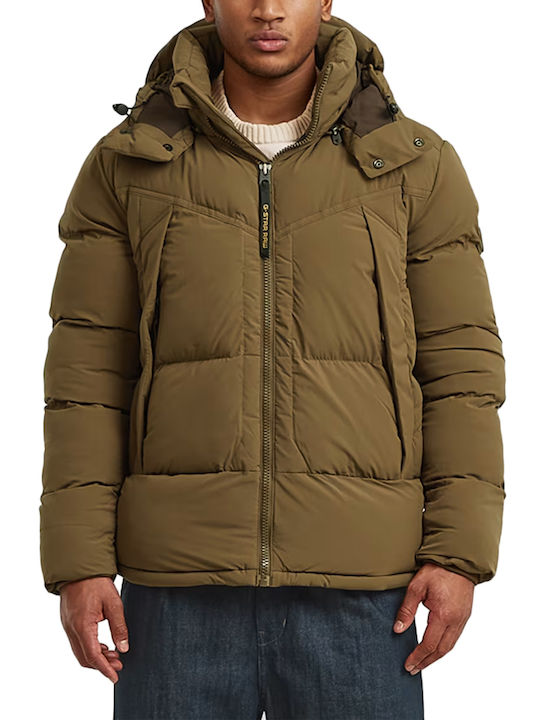 G-Star Raw G-whistler Μπουφάν Puffer Καφέ