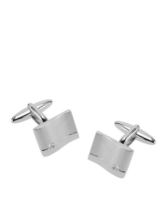 Ascot Cufflinks in Silver Color