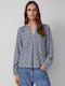 Women's Long Sleeve Shirt Blue