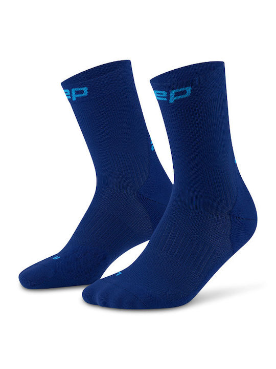 CEP Mid Cut Running Κάλτσες Μπλε 1 Ζεύγος