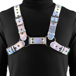 Ns Novelties Ανδρικό Harness Ασημί