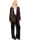 Passager Women's Velvet Blazer Brown