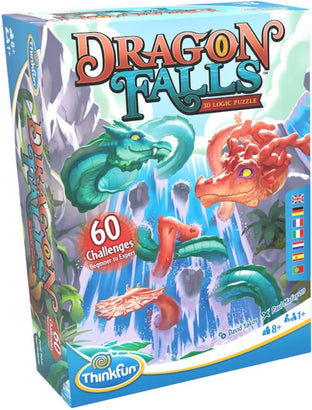 Joc de Societate Dragon Falls pentru 1+ Jucători 8+ Ani (EN) Think Fun