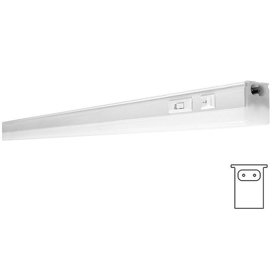 Linear Under-Cabinet Light Led Ygq with Switch 9W 3000K 4000K 6500K 900lm 57.2x2.3x3.05cm White