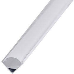 Προφίλ Αλουμινίου Γωνιακό Ταινίας Led Stp301a 1,6x1,6cm 2m Ip20 Silver Bot Lighting