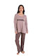 Happy Family Maternity Pajama Set & Nursing Camel