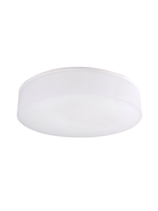Bot Lighting Πλαφονιέρα Οροφής 40εκ. Λευκή με Ενσωματωμένο LED