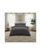 Melinen Bettbezug Baumwollsatin Übergröße 225x245 Lavish Dark Grey