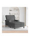 Modern Gray Recliner