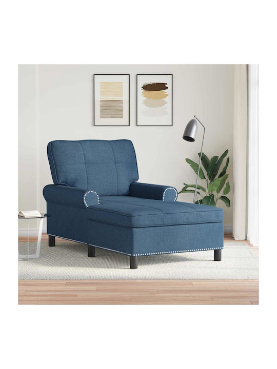 Moderner Liegestuhl Blau 91x157x91cm 42022937