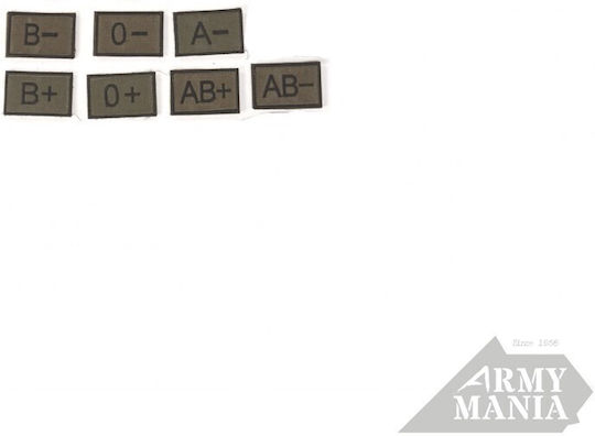 Διακριτικα Φορμας Ομαδα Αιματος Χρατς 6x4cm Αβ