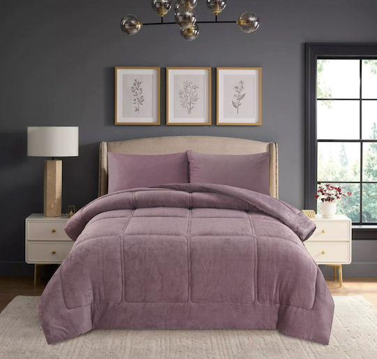 Liolios Home Πάπλωμα Μονό 160x240εκ. Napoli Lilac