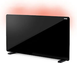 Domo Konvektorheizung Boden / Wand 2000W mit elektronischem Thermostat und WiFi 82x45.8cm Schwarz