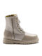 Kids Boots from Patent Leather Beige
