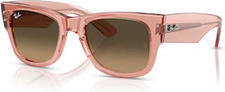 Ray Ban Wayfarer Слънчеви Очила Розови с Пластмасова Рамка