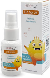 Herby Family D3 Spray Vitamin 500iu Strawberry 30ml Herby Family D3 Spray Vitamin 500iu Strawberry 30ml