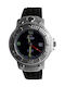 Catamaran Men's Watch 41mm Battery with Black Leather Strap