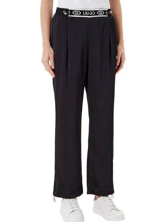Women's Fabric Trousers Black