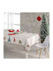 Borea Weihnachtlich Tischtuch Stoff Beige L180xB140cm.