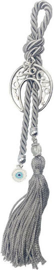 Marhome Hanging Lucky Charm Horseshoe Silver made of Metal 25cm 1pcs