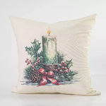 Borea Christmas Decorative Pillow Figure Beige ...