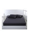 Silk Fashion Σεντόνι Μονό με Λάστιχο 100x200+35εκ. Dark Grey