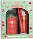 HiSkin Hello Christmas Festive Mulled Wine Σετ Περιποίησης για Ενυδάτωση & Καθαρισμό Σώματος 2τμχ