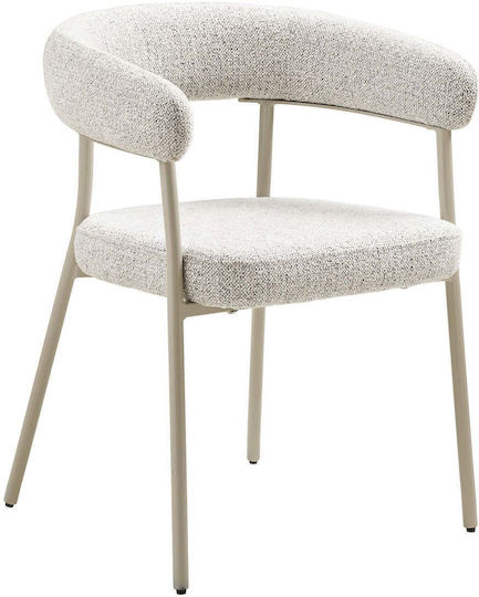 Πολυθρόνα Τραπεζαρίας Trivio 56x57.5x77εκ. Sand