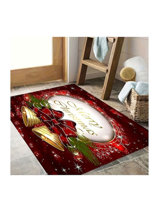 Chios Hellas Non-Slip Bath Mat Velvet 31951.MERRYCHRISTMAS Christmas 50x80cm