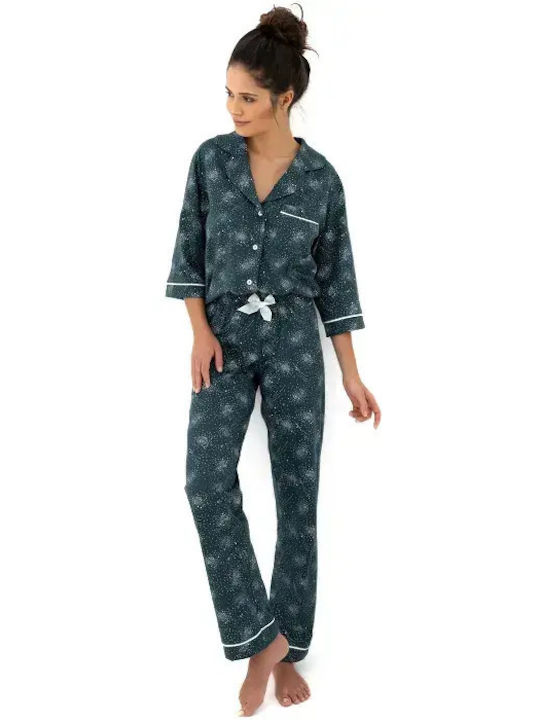 Sensis Winter Women's Pyjama Set Green
