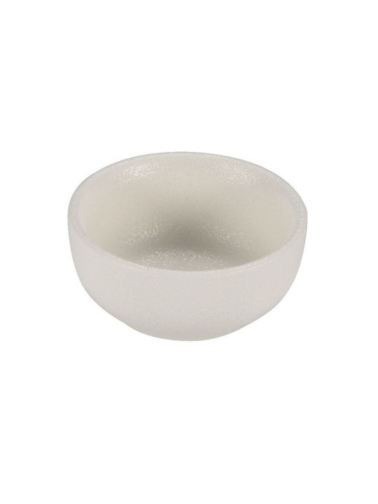 Le Coq Porcelaine Dip Serving Bowl Round Ceramic White with Diameter 6.5cm