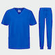 bwell Men's Blue Pants & Blouse Set