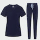bwell Women's Blue Pants & Blouse Set