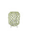 Atmosphera Wicker Lantern Green 22x31x31cm