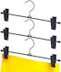Vilde Clothes Hanger Black 569978 3pcs
