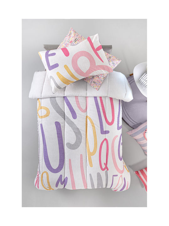 Guy Laroche Set Kids Quilt Single with Pillowcase Multicolour 160x240cm