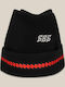 Beanie Unisex Fleece Beanie Knitted in Black color