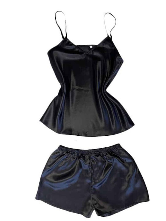 Secret Point Χειμερινό Babydoll Μαυρο