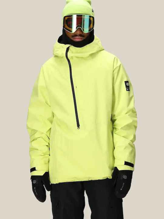 686 I-008297-275 Ανδρικό Μπουφάν Gore-Tex για Σκι & Snowboard Πράσινο