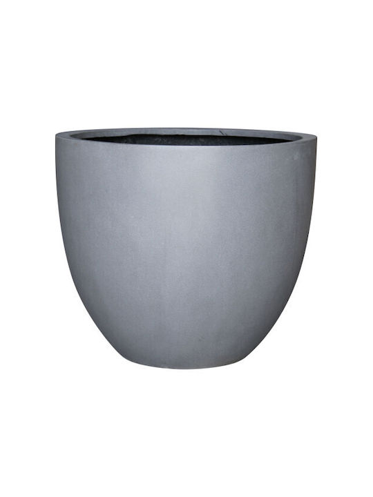 Gardin Pot Charcoal 42x42x36cm.