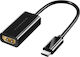 Vivanco Convertor USB-C / HDMI masculin în HDMI feminin Gri 1buc