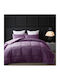 Liolios Home Duvet Cover Queen 220x240cm Cassiano Purple