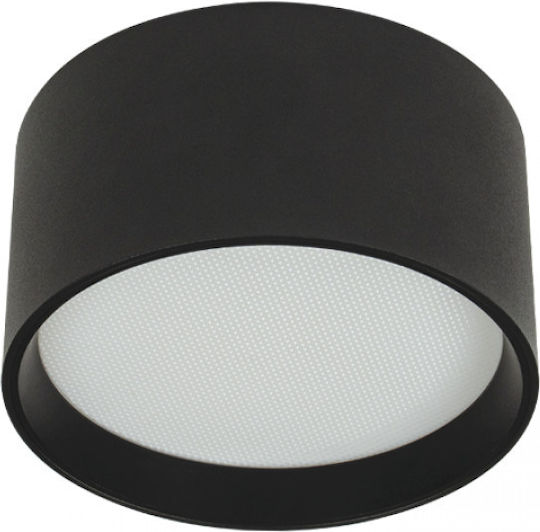 Zambelis Lights LED Ρυθμιζόμενο Λευκό Σποτ σε Μαύρο Χρώμα